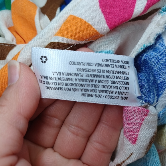 Tabitha Multicolor Leaf Pattern Tunic - Picture 11 of 15